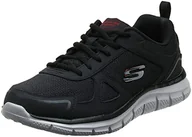 Trampki męskie - Skechers Męskie trampki Track Scloric, Black Red Bkrd, 44 EU - miniaturka - grafika 1