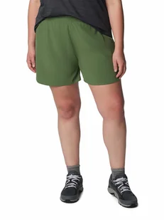 Columbia Szorty funkcyjne "Columbia Hike™" w kolorze zielonym - Spodnie sportowe damskie - miniaturka - grafika 1