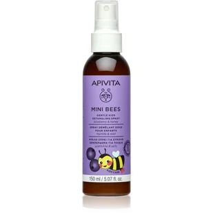 Apivita Mini Bees Gentle Kids Detangling Spray Blueberry&Honey spray dla łatwego rozczesywania włosów 150 ml - Kosmetyki kąpielowe dla dzieci - miniaturka - grafika 1