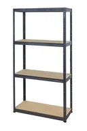 Szafy i regały magazynowe - Regał Helios magazynowy metalowy HGG_180X075X45_4_400 ilość półek 4 nośność 400 kg / Wamar-Sosenka - miniaturka - grafika 1