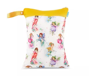 Torba Na Basen Worek Wodoodporny Na Pieluszki Wielorazowe Do Przechowywania Pieluch Pul Średni 30X40 Cm 2 Kieszonki Wróżki - Torby i organizery dla mam - miniaturka - grafika 1