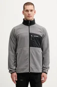 Bluzy męskie - Columbia bluza Fast Trek męska kolor szary gładka 2135691 - miniaturka - grafika 1