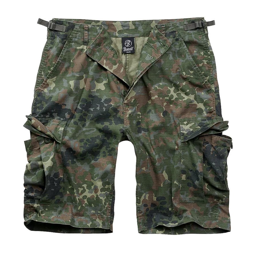 spodnie bojówki krótkie BDU RIPSTOP SHORTS - FLECKTARN-4XL