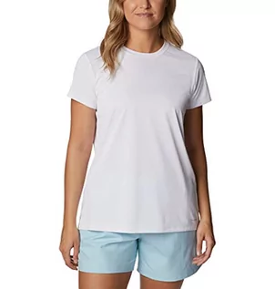 Koszulki i topy damskie - Columbia Damska koszulka z krótkim rękawem z grafiką Hike - grafika 1