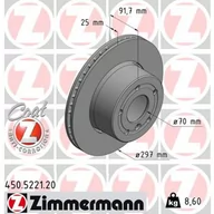 Tarcze hamulcowe - Tarcza hamulcowa ZIMMERMANN 450.5221.20 - miniaturka - grafika 1