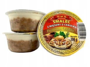 MK Smalec z mięsem i cebulką 108 g - Pasztet i przetwory mięsne MK Smalec z mięsem i cebulką 108 g - Pasztet i przetwory mięsne - miniaturka - grafika 1