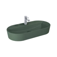 Umywalki - ELITA BABETTE 80 UMYWALKA CERAM FOREST GREEN MATT 146046 - miniaturka - grafika 1