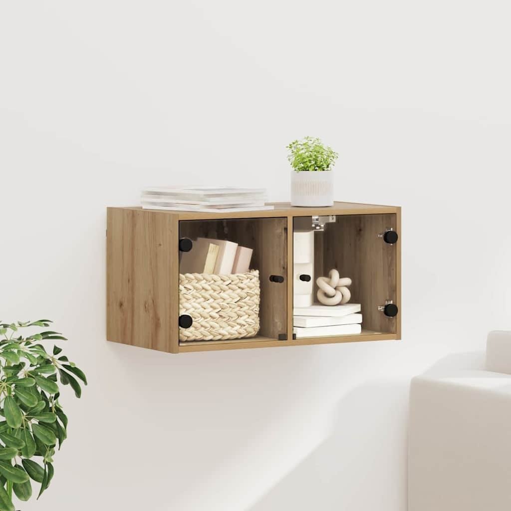 vidaXL vidaXL Szafka ścienna Dąb rzemieślniczy 68 x 37 x 35 cm