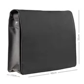 Torby męskie - Duża torba na ramię Visconti Harvard V-16054 XL - czarna - miniaturka - grafika 1