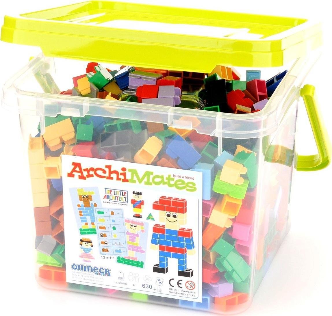 Little Architect Little Architect - ArchiMates 630 el. - Klocki edukacyjne