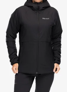 Kurtka ocieplana damska Marmot Novus Hoody - black/black - Kurtki damskie - miniaturka - grafika 1