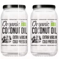 Olej spożywczy - Diet-Food Olej kokosowy virgin zestaw 2 x 1 l Bio - miniaturka - grafika 1