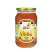 Miód - Miód lipowy pszczeli - Bartnik - 1200g 03965 - miniaturka - grafika 1