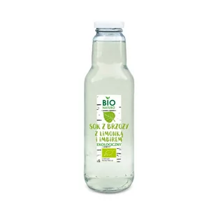 Sok z brzozy z limonką i imbirem EKO 750ml Bio Naturo - Soki i napoje niegazowane - miniaturka - grafika 1