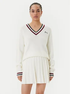 Guess Sweter V5BR01 Z1152 Écru Regular Fit - Swetry damskie - miniaturka - grafika 1