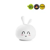 Łamigłówki - Królik Słodziak Lampka Silikonowa Biała - miniaturka - grafika 1