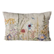 Poduszki dekoracyjne - Poduszka dekoracyjna BLOMSTER, kwietny wzór, 100% bawełna - miniaturka - grafika 1