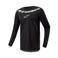 Odzież motocyklowa - Alpinestars MX Cross Shirt Fluid Graphite Jersey 2024 koszulka motocrossowa, czarny, XL - miniaturka - grafika 1