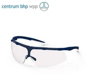 Okulary ochronne - OKULARY UVEX SUPER FIT 9178.265; SZYBKA BEZBARWNA, POWŁOKA NIEPARUJĄCA HC-AF, RAMKA: NIEBIESKA - miniaturka - grafika 1