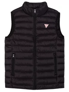Guess Kamizelka H93J01 WCAO0 Czarny Regular Fit - Kurtki i płaszcze dla chłopców - miniaturka - grafika 1