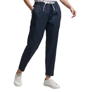 Spodnie damskie Superdry Studios Linen Jogger lniane-L - Spodnie damskie - miniaturka - grafika 1