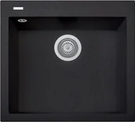 Zlewozmywaki - Zlew PLADOS ONE 5610 CZARNY METAL (black metalik 44) (ON561044) - miniaturka - grafika 1