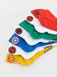Reserved - Skarpetki Marvel 7 pack - czerwony - Skarpetki dla dzieci - miniaturka - grafika 1
