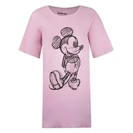 Piżamy damskie - Disney Damska koszula nocna z motywem Myszki Miki, Różowy (jasnoróżowy Ltp), S - miniaturka - grafika 1