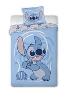 Pościel dla dzieci - Pościel bawełniana 160x200 Lilo i Stitch 002 niebieska - miniaturka - grafika 1