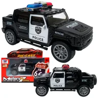 Zabawki zdalnie sterowane - Samochód metalowy auto policyjne policja radiowóz autko model w skali 1:36. - miniaturka - grafika 1