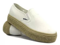 Espadryle damskie - Półbuty, espadryle damskie Lee Cooper LCW-24-44-2430L, białe - miniaturka - grafika 1