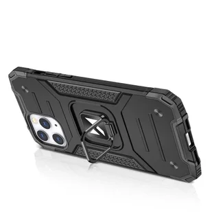 Wozinsky Ring Armor etui iPhone 14 Pro pancerny pokrowiec uchwyt magnetyczny ring srebrne - Etui i futerały do telefonów - miniaturka - grafika 4
