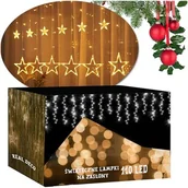 Oświetlenie świąteczne - Kurtyna LED EXTRALINK EX.73486 2.5 m Sieciowe - miniaturka - grafika 1