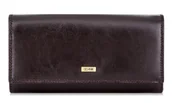 Portfele - OCHNIK SL-125-89 brązowy skórzany portfel damski SL-125-89 - miniaturka - grafika 1