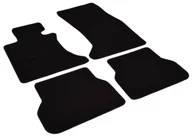 Dywaniki samochodowe - BMW S5 E60/E61 2003-2009r.  - Czarne dywaniki welurowe w jakości Economy - miniaturka - grafika 1