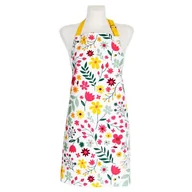 Fartuchy i rękawice kuchenne - Fartuch kuchenny Fabulous Flowers 60 x 75 cm czerwony - miniaturka - grafika 1