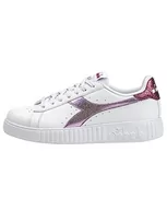 Trampki damskie - Diadora Step P Bright Reptile, Trampki damskie, White Fucsia Red, 40 EU - miniaturka - grafika 1