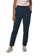 Spodnie damskie - Jack Wolfskin Damskie spodnie Summer Walk Pants W spodnie rekreacyjne, Night Blue, 38, niebieski (Night Blue), 38 - miniaturka - grafika 1