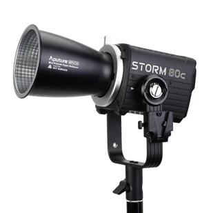 Aputure Storm 80c RGB 1800-20000K (wodoodporość IP65) ProLock Bowens Mount - Kamery cyfrowe - akcesoria - miniaturka - grafika 1