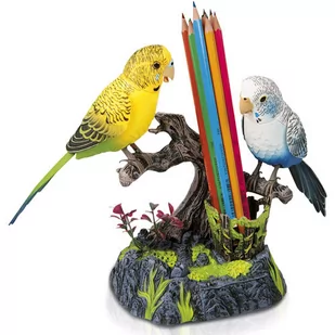 Śpiewające Papużki Ptaszki Interaktywne 2w1 19cm - Zabawki interaktywne dla dzieci - miniaturka - grafika 1