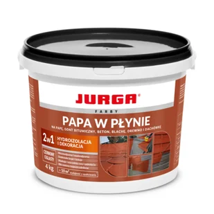 Papa w płynie czerwona 4 kg Jurga - Preparaty bitumiczne - miniaturka - grafika 1
