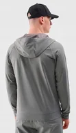 Bluzy męskie - 4F MÄSKA SPORTOWA BLUZA Z KAPTUREM ROZPINANA TERMOAKTYWNA / rozm XL - miniaturka - grafika 1