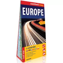 zbiorowa Praca Comfort! map Europe 1:4 000 000 road map w.2018 - Atlasy i mapy - miniaturka - grafika 1