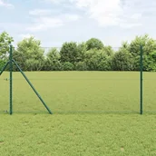 Ogrodzenia - Lumarko Ogrodzenie z słupkami Szary 1.2 x 100 m Stal pokryta PCV - miniaturka - grafika 1