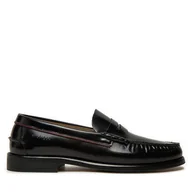 Mokasyny męskie - Mokasyny Tommy Hilfiger FM0FM05362 Czarny - miniaturka - grafika 1