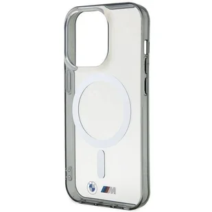 Etui BMW BMHMP14LHCRS iPhone 14 Pro 6.1" transparent hardcase Silver Ring MagSafe - Etui i futerały do telefonów - miniaturka - grafika 6