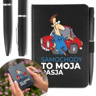 Notesy i bloczki - NOTES A6 DŁUGOPIS Prezent dla MECHANIKA Twoje IMIĘ - miniaturka - grafika 1