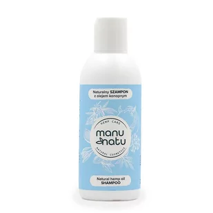 Hemp Hoodlamb Manu Natu Natural Oil Shampoo naturalny szampon z olejem konopnym 200ml - Szampony do włosów - miniaturka - grafika 1