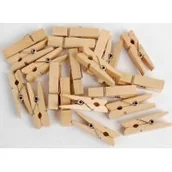 Dekoratorstwo - Klamerki ozdobne Natural duże drewniane - Fandy - miniaturka - grafika 1