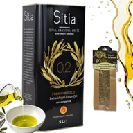 Oliwa - Oliwa z oliwek extra virgin Sitia Premium 0,2% 5L Zioła 01/2028 - miniaturka - grafika 1